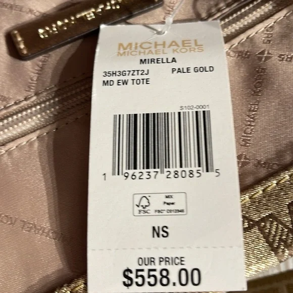Michael Kors Medium Mirella EW Tote Bag Crossbody Shoulder Handbag NWT - Picture 11 of 16